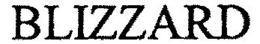 BLIZZARD trademark