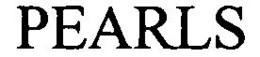 PEARLS trademark