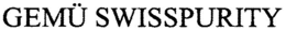 GEMÜ SWISSPURITY trademark