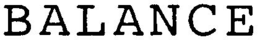 BALANCE trademark