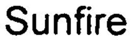 SUNFIRE trademark