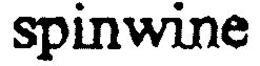 SPINWINE trademark