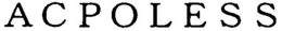 ACPOLESS trademark