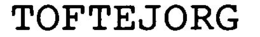 TOFTEJORG trademark
