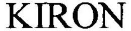 KIRON trademark