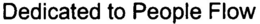 DEDICATED TO PEOPLE FLOW trademark