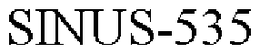 SINUS-535 trademark