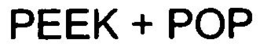 PEEK + POP trademark