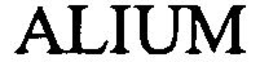 ALIUM trademark