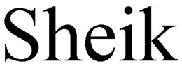 SHEIK trademark
