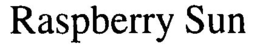 RASPBERRY SUN trademark