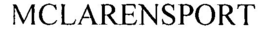 MCLARENSPORT trademark