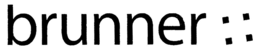 BRUNNER trademark