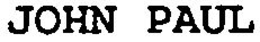 JOHN PAUL trademark
