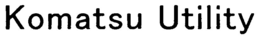 KOMATSU UTILITY trademark