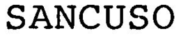 SANCUSO trademark