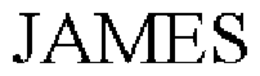 JAMES trademark