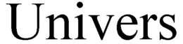 UNIVERS trademark