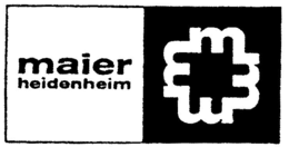 MAIER HEIDENHEIM trademark