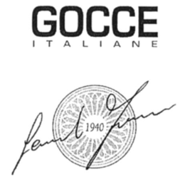 GOCCE ITALIANE LEONARDI FRANCESCO 1940 trademark