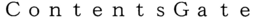CONTENTSGATE trademark