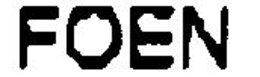 FOEN trademark