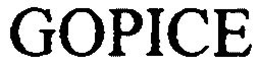 GOPICE trademark