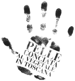 PELLE CONCIATA AL VEGETALE IN TOSCANA trademark