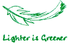 LIGHTER IS GREENER trademark