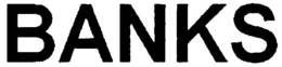BANKS trademark
