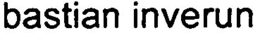 BASTIAN INVERUN trademark