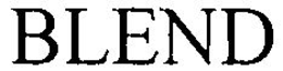 BLEND trademark