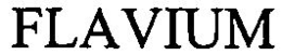 FLAVIUM trademark