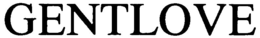 GENTLOVE trademark