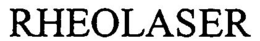 RHEOLASER trademark