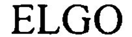 ELGO trademark