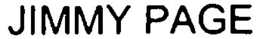 JIMMY PAGE trademark