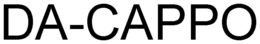 DA-CAPPO trademark