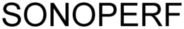 SONOPERF trademark
