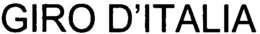 GIRO D'ITALIA trademark