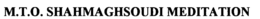 M.T.O. SHAHMAGHSOUDI MEDITATION trademark