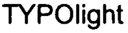 TYPOLIGHT trademark