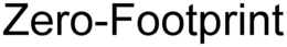 ZERO-FOOTPRINT trademark