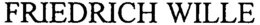 FRIEDRICH WILLE trademark