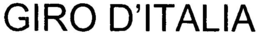 GIRO D'ITALIA trademark