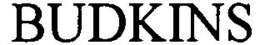 BUDKINS trademark