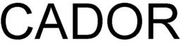 CADOR trademark
