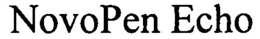 NOVOPEN ECHO trademark