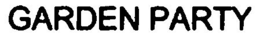 GARDEN PARTY trademark