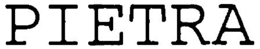 PIETRA trademark